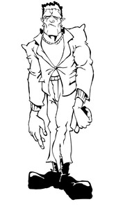 Frankenstein set artwork
