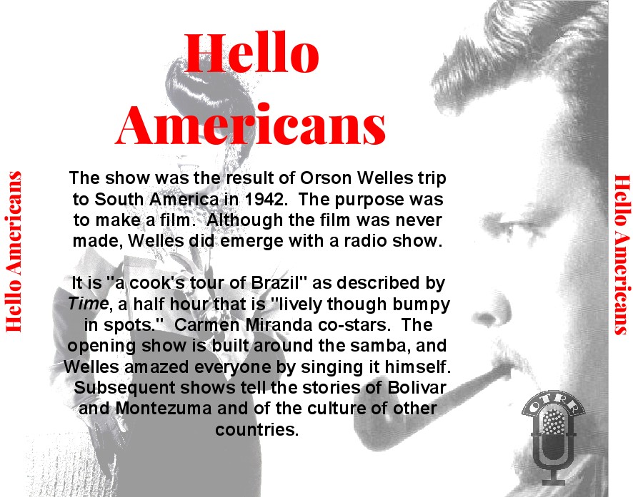 Hello Americans set artwork