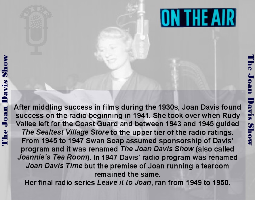 Joan Davis set artwork