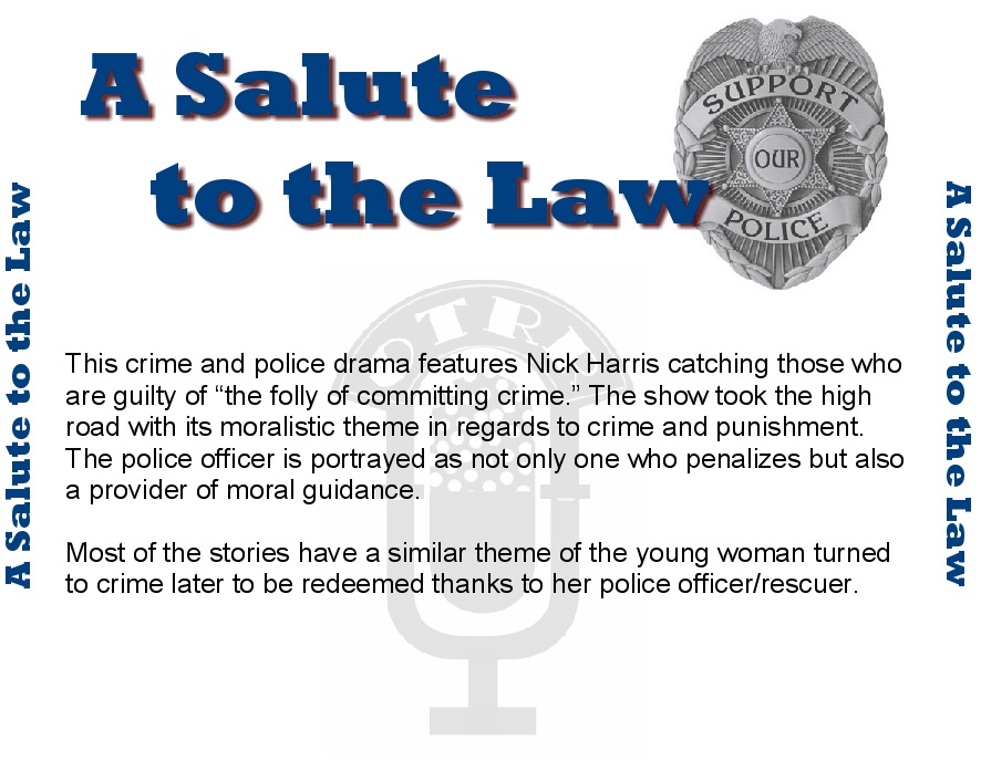 Salute To The Law set artwork