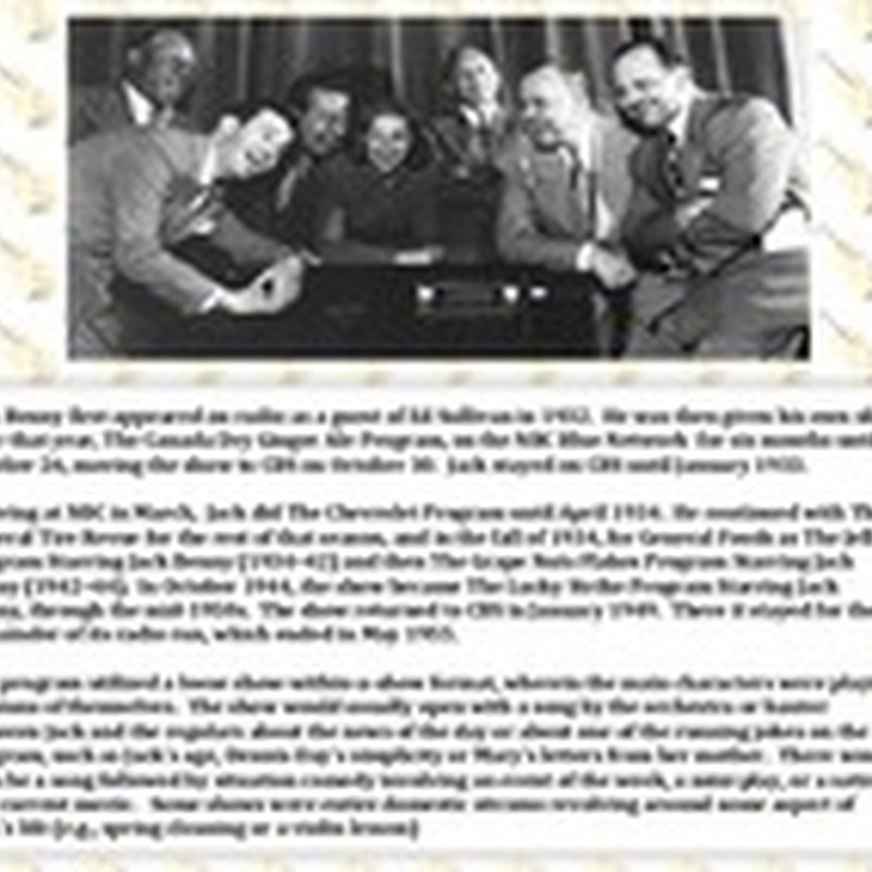 The Jack Benny Program set artwork